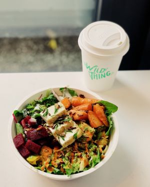 Grab a bowl to go with a coffee from local roaster Never  at Wild Thing in Portland