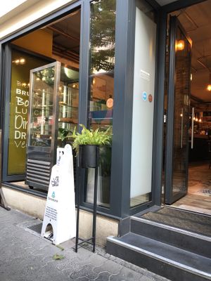 Outside  at Ezim Cafe in Frankfurt