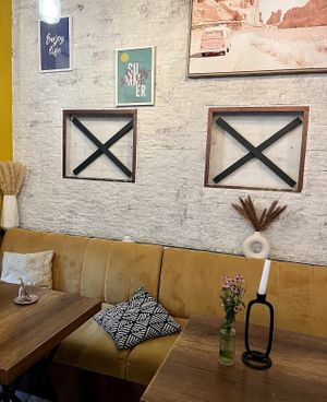 Interior  #Veganuary at Ezim Cafe in Frankfurt