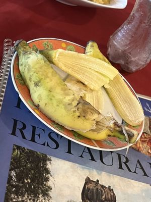 Snack bananas   at Wijesiri Family Restaurant in Sigiriya