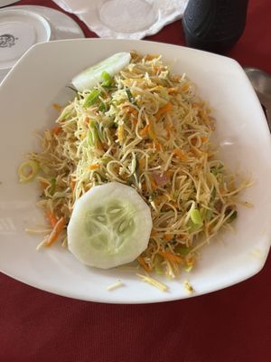 Noodle dish   at Wijesiri Family Restaurant in Sigiriya