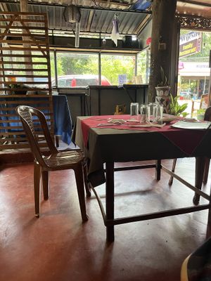 Inside  at Wijesiri Family Restaurant in Sigiriya