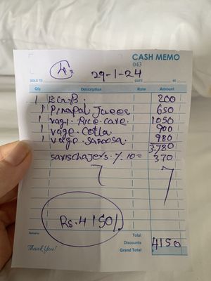   at Wijesiri Family Restaurant in Sigiriya