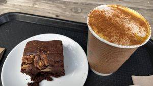   at Pillars of Hercules Organic Farm Shop and Cafe in Falkland