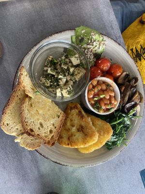 vegan version of the veggie brunch  at Brunch Club in Funchal