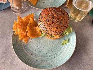 Vegan Hamburger  at Brunch Club in Funchal