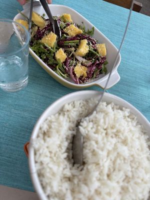 Salad with pineapple  at Sai De Baixo & Alto Astral in Gaula