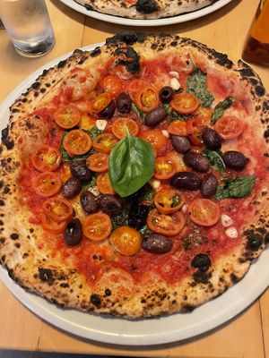 Marinara with extra toppings  at Pizzeria Lume in Funchal