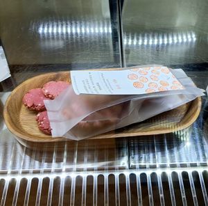 beetroot cookies  #Veganuary at Vegan Pet Food - 비견 in Seoul