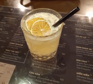 Whiskey sour - yummy for a very good prive  at Vegang - P-Berg in Berlin
