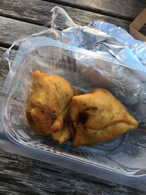 Samosa at Rosticceria Garhwal in Padua