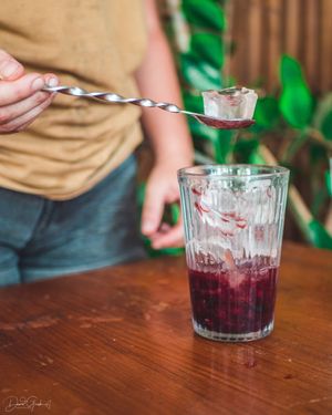 Homemade Iced Tea at Mutts Café & Restaurant in Exmouth