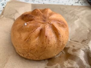 Steamed bun. Very tasty and slightly sweet    at HeartFood in Hobart
