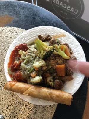 Food from the buffet at HeartFood in Hobart