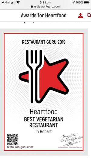 Thanks for your Heart Warming Support❤️ at HeartFood in Hobart