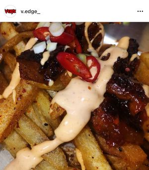 Salt and pepper rib fries at V-EDGE in Middlesbrough