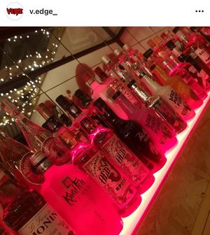 Fully stocked bar with cocktails galore! at V-EDGE in Middlesbrough