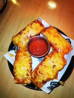 Pizza sticks were average at V-EDGE in Middlesbrough