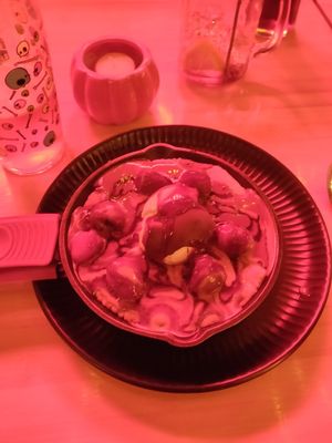 Cookie dough skillet at V-EDGE in Middlesbrough