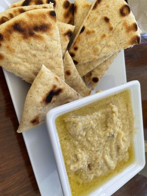 Hummus plate  at Boardrider's in Luquillo