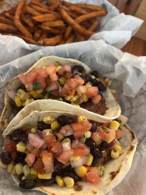 Impossible tacos #Veganuary at Boardrider's in Luquillo