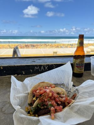 Impossible tacos   at Boardrider's in Luquillo