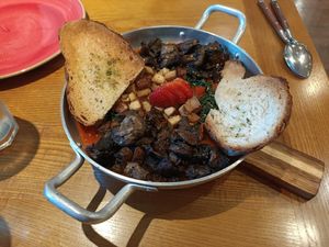 Shakshuka vegano at Zenith Brunch & Cocktails in Barcelona