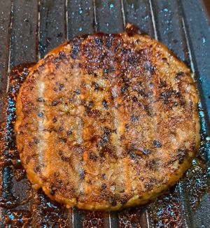 BBQ SAM BURGER  at Vegan One Stop  in Cincinnati