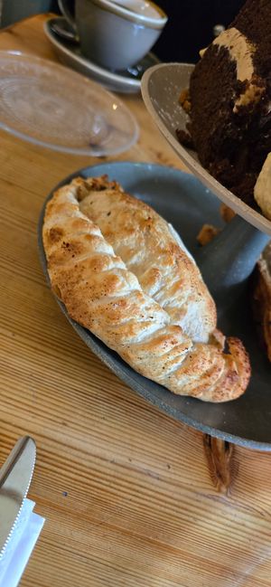 Steakless pasty at The Running Fox at Kirkharle in Newcastle Upon Tyne