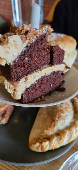 Biscoff cake at The Running Fox at Kirkharle in Newcastle Upon Tyne