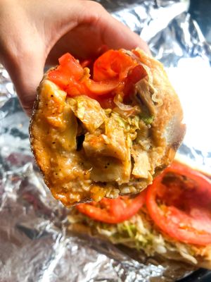 Vegan Buffalo cheesesteak with LTO  at Cosmi's Deli in Philadelphia