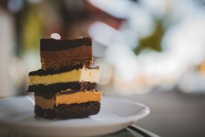 Smores, Nanaimo and Peanut Butter Bar at Edible Flours in Vancouver