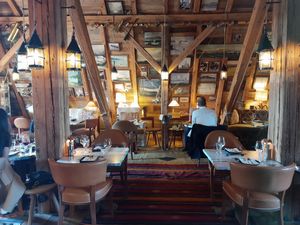 Main dining area at La Muña in Zurich