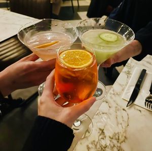 Delicious cocktails  at Monty's Burger Bar in Bicester