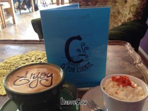 soy latte  at C is for Cookie in Reykjavik