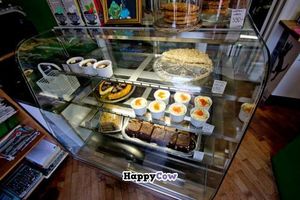 They had a few vegan desserts including carrot cake, apple pie, and cookies at C is for Cookie in Reykjavik