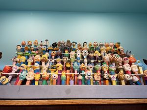 Collection of pez at Sunlight Cafe in Seattle