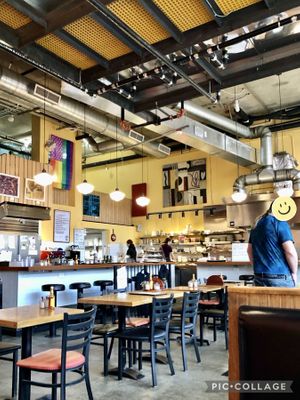 Interior from entry  at Sunlight Cafe in Seattle