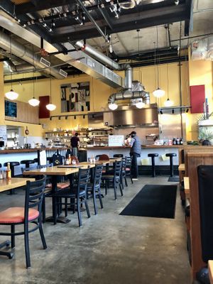 Interior from entry  at Sunlight Cafe in Seattle