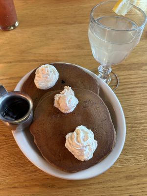 Gingerbread pancakes   at Sunlight Cafe in Seattle