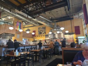 Cozy and comfy....even some booths! at Sunlight Cafe in Seattle