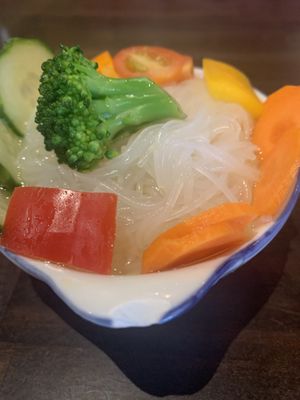 Rice noodles in lemon vinegar   at Kimbap & Sushi in Kelowna