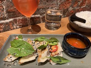 Dumplings   at Dāna Eating House in Hobart
