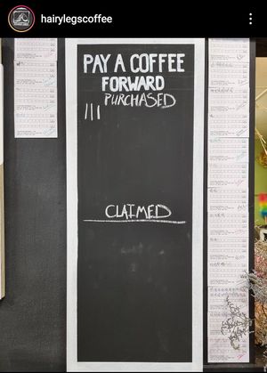 Good karma at Hairy Legs in Sandy Bay