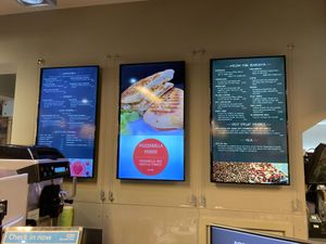 Display menus at Arden's in Kenilworth