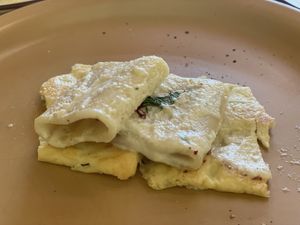 Just egg promotion ranch pasta. Plain...  at Sunshine Parlour in Seoul