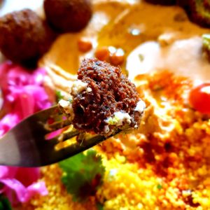 falafel in Lebanese Plate at Sunshine Parlour in Seoul