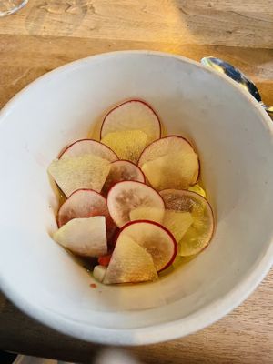 Starter too acidic   at Restaurant Nolla in Helsinki