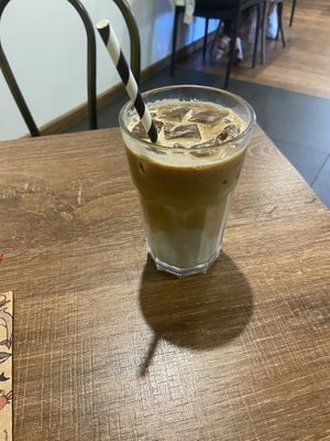 Iced latte   at Joan's Pantry in Hawthorndene