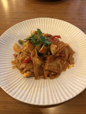 Drunken noodles with tofu   at Bangkok Thai in Fort Myers